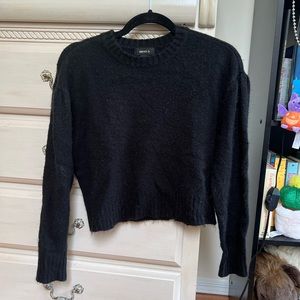 Fuzzy Black Sweater